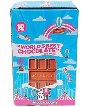  Feastables Feastables Mr Beast Milk Chocolate Bar - Chocolate Box Containing 10 Delicious 60g Bars - Ideal as a Christmas and Birthday Gift (Pack of 10 Puffed Rice) - Buy Online on GoSupps.com