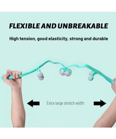Manual Self Muscle Massage Roller Tool | Shiatsu Neck Trigger Ball Massager | Relax & Relieve Tension - Buy Online on GoSupps.com