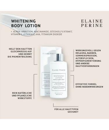 Whitening Cream Body - Lightening Cream for Armpits Knees & Elbows | Made in Germany | 150ml | Elaine Perine  - Buy Online on GoSupps.com