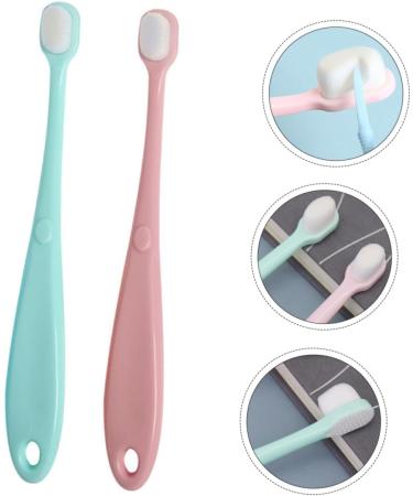 Minkissy 2-Pack Children's Toothbrushes | Dental Care for Toddlers & Infants | Safe Tooth Cleaning for Newborns - Buy Online on GoSupps.com