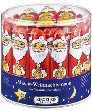 Joyful Indulgence: Holiday Treats Bundle with Riegelein Solid Santa Claus Chocolates & Bonds of London Peppermint Candy Canes - Buy Online on GoSupps.com