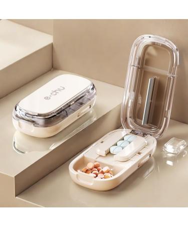 Adjustable Pill Cutter Splitter for Multiple and Tiny Pills | Accurate Pill Alignment & Storage | International Shipping Available - Buy Online on GoSupps.com