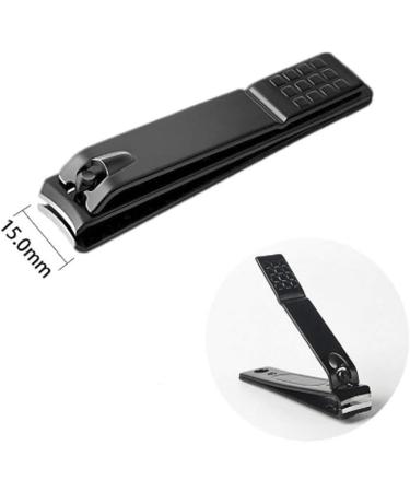 UNbit Nail Clipper Nail Clippers for Adults/Stainless Steel Black Nail Clippers 1.5 * 8cm Stainless Steel Multifunctional Nails - Buy Online on GoSupps.com