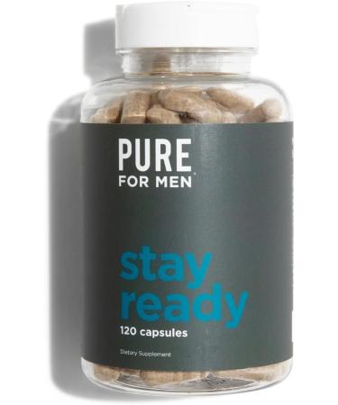 Pure for Men Original Vegan Cleanliness Fiber Supplement 120 Capsules and Vegan Multivitamin 120 Capsules - Buy Online on GoSupps.com