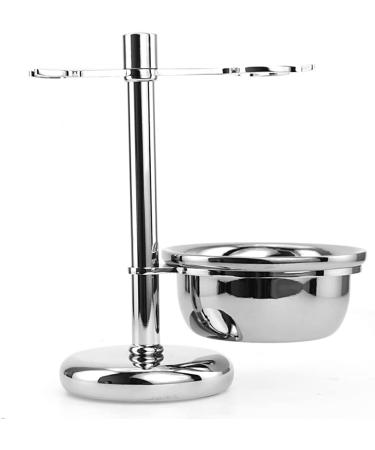 Kjyr Portable Men's Razor Brush - Premium Zinc Alloy Bathroom Set | Hotel & Home Use | 15cm Silver - Buy Online on GoSupps.com