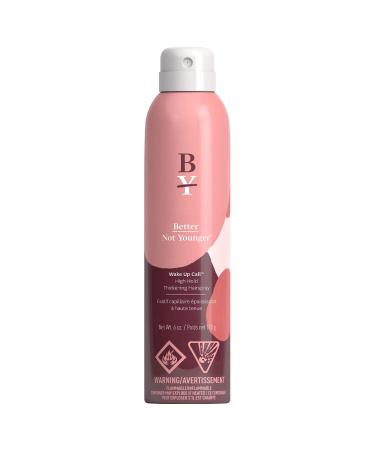 Better Not Younger WAKE UP CALL Hair Thickening Spray made with Biotin Bamboo Burdock and Hops - Volumizing Hairspray for Women Over 40 6 oz Wake Up Call Hair Spray