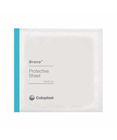Brava Stoma Skin Protective Sheet, Skin Barrier, 4 X 4" 32105 (Box of 10)