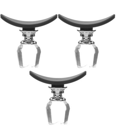 Ipetboom 3 Pcs Eye Shadow Stamp Eyeliner Stencil Makeup Gadgets Easy Makeup Practical Tool Cosmetic Make up 4.5x4.5cmx3pcs Assorted Colorx3pcs