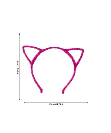 Frcolor Cat Ear Headband - 6 Random Colors for Parties & Daily Wear | Cute Hair Accessories - Buy Online on GoSupps.com