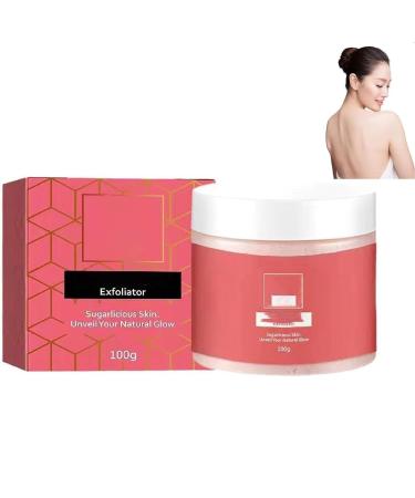 Glow Scrub, Whitening & Exfoliating Scrub, Glow Sugar Scrub, Organic Face & Body Scrub, Sugar Face Scrub for Smoother Skin, Rejuvenate Face (3 PCS)