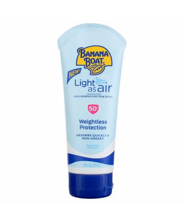 Banana Boat Spf50+ Light As Air 6 Ounce Lotion (177ml) (Pack of 2)