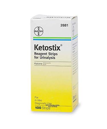 Ketostix Reagent Urine Test Strips 100 Count