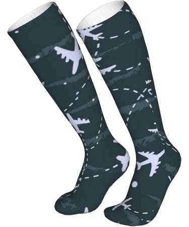 Travel Around the World Compression Socks for Men & Women | 15-20 mmHg Support for Running & Cycling - Buy Online on GoSupps.com