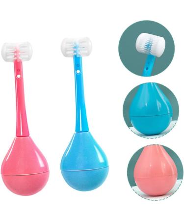 Gatuida 2-in-1 Tumbler Toothbrush for Kids | 360 U-Type Dental Care & Oral Hygiene for Toddlers | Manual Handheld Toothbrush - Buy Online on GoSupps.com
