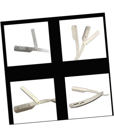 Angoily 4-Piece Mustache Scissors Set | Stainless Steel Manual Barber Shaving Tools from Yangjiang - Buy Online on GoSupps.com