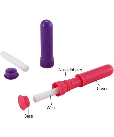 SH Ruidu 12-Piece Essential Oil Nose Inhaler Set - Refillable Aromatherapy Tubes in 6 Colors with Blue | International Shipping - Buy Online on GoSupps.com