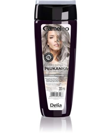 Cameleo - Silver Hair Toner with Jasmine Water - Glamorous Tones with NO Yellow Shades - Semi Permanent Hair Dye - Blond Platinum Grey Hair - Beautiful Hair Colour & Care - Paraben Free - 200ml New Version - Silver 200.00 ml (Pack of 1)