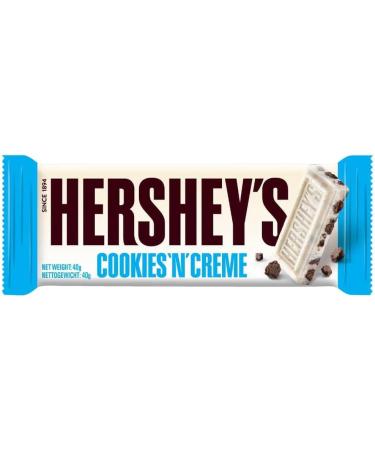 Hershey's Cookies & Chocolate Bar 40g x3 with Cookies 'N' Creme Salted Caramel 90g x3 & Cookies 'N' Creme Bars 40g x3 (9 Pack Mixed Bundle) - Buy Online on GoSupps.com