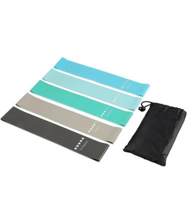 Resistance Loop Exercise Bands Set for Full Body Workout | Home Fitness & Strength Training | Yoga & Pilates Flexbands for Women & Men - Buy Online on GoSupps.com