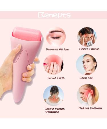 Buy Ice Roller for Face Shaping - Anti-Wrinkle Facial Massager & Skin Care Tool - Pink A | Eye Puffiness & Headache Relief - International Shipping Available - Buy Online on GoSupps.com