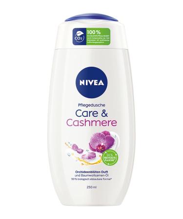 NIVEA NIVEA Care & Cashmere 92852-01000-71 Shower Sensual Care with Soft and Velvety Foam Cream with Cotton Oil 250 ml
