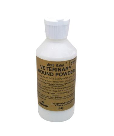 Gold Label Veterinary Wound Powder, 125 g - White (White)