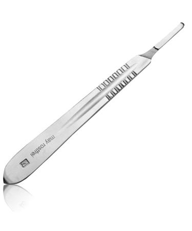 May - Scalpel holder figure no. 4 - scalpel handle - blade holder for disposable scalpel blades - stainless steel