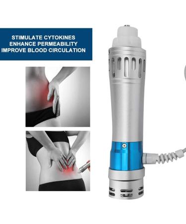 LJBOZ Shock Wave Therapy Device - Portable Extracorporeal ED & Pain Massage Device with 6 Massage Heads for Percussion Therapy - Buy Online on GoSupps.com