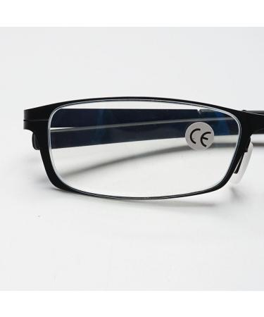 Buy Lanomi Blue Light Filter Reading Glasses - Ultra-Light Metal Full Frame UV400 Protection for Men & Women - Includes Case 1.0 Diopter - Buy Online on GoSupps.com