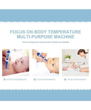 Berrcom Digital Thermometer for Adults - Fever Alarm, C/F Switchable, Soft Tips - DT-008 - Buy Online on GoSupps.com
