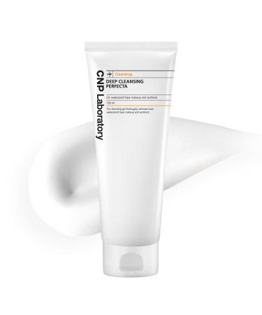CNP Deep Cleansing Perfecta (150ml/5.07fl oz) Mineral Oil-Free Deep Cleanser for Waterproof Makeup Removal Suitable for All Skin Types Korean Skin Care