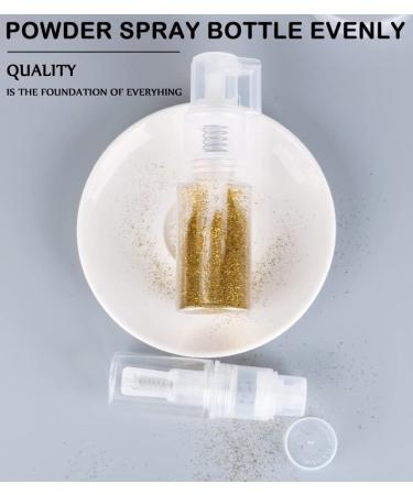 AKOAK 110ml Portable Travel Spray Bottle - Detachable Transparent PET Cosmetic Bottle for Dry Powder - International Shipping Available - Buy Online on GoSupps.com