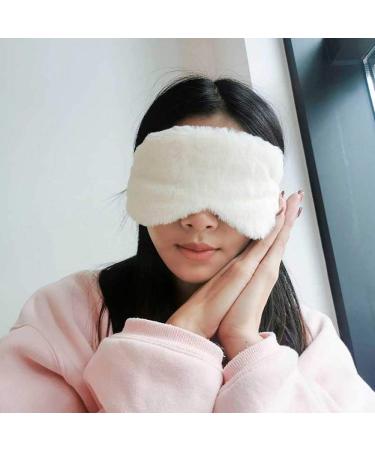 RAYNAG Plush Eye Mask 4 Pack - Soft Sleeping Blindfold for Sleepover Party - Comfortable Silky Fabric - Cozy Fluffy Furry - 4 Colors - Buy Online on GoSupps.com