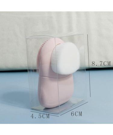 iFutniew Double Side Silicone Face Cleanser Brush Deep Pore Cleansing Skin Blackhead Remover Exfoliating Light Green - Buy Online on GoSupps.com