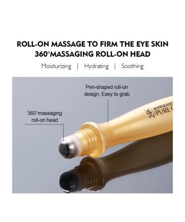 24K Gold Anti-Wrinkle Under Eye Cream - Reduces Dark Circles & Puffiness Hyaluronic Acid 15 ML - Anti-Aging Daily Treatment - Buy Online on GoSupps.com