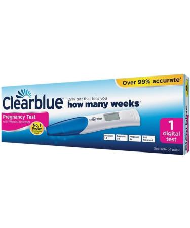 Clearblue Digital Weeks Indicator Pregnancy Test - Accurate and Easy-to-Read Results | Trusted Brand - Buy Online on GoSupps.com