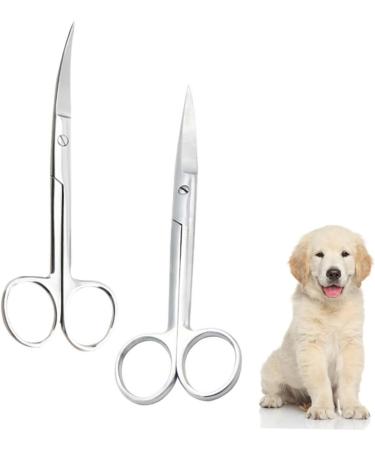 Minkissy 4-Piece Stainless Steel Scissors & Clippers Set | Precision Straight Tip Tools for Hair Nails & Crafts - Best International Shipping - Buy Online on GoSupps.com
