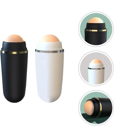 FOMIYES 4 Pcs Volcanic Stone Oil-absorbing Ball Skincare Roller Volcanic Face Roller Natural Roller Remover - Buy Online on GoSupps.com