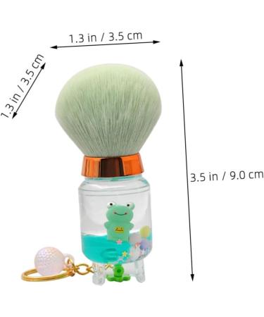 Ipetboom Nail Dust Brush Blush Brush for Makeup Loose Powder Brush Small Brush for Makeup Small Makeup Brush Powder Brush for Loose Powder Manicure Fiber Wool Miss Mushroom Head 9.00X3.50X3.50CM Green - Buy Online on GoSupps.com