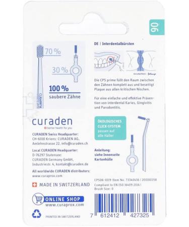 CURAPROX CPS 06 Prime Interdental Brushes Refills - 8 Pack for Healthier Gums | International Shipping Available - Buy Online on GoSupps.com