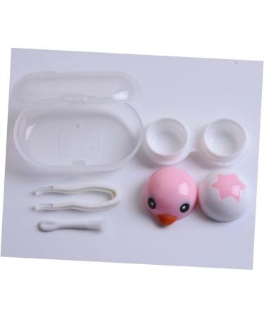 Buy SOLUSTRE 4-Piece Duck Colored Contact Lens Holder Set - Stylish & Practical Lens Cases for International Shipping - Buy Online on GoSupps.com