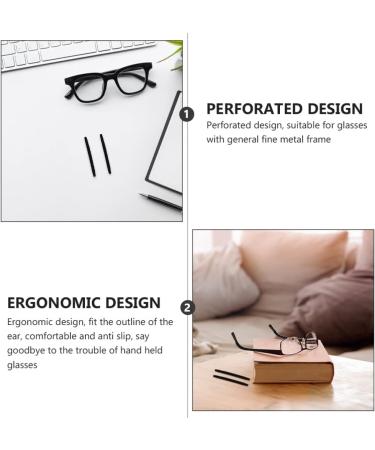 COHEALI Retro Sunglasses Pads - 20Pcs Silicone Cushion & Anti-Slip Eyeglass Grips for Maximum Comfort | International Shipping - Buy Online on GoSupps.com
