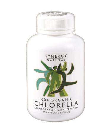 Synergy Natural Organic Chlorella 200 tablets