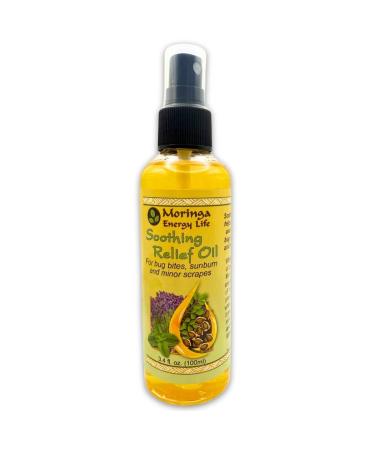 Moringa Soothing Relief Oil Plant-Based Aromatic Blend 3.4 oz