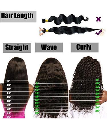 Brazilian Human Hair 3 Bundles - Straight Virgin Weave Extensions | 100% Real Natural Black Hair (10 12 14) - Buy Online on GoSupps.com