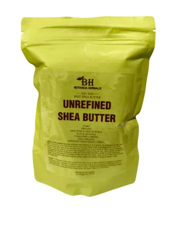 Botancia Herbals Raw African Shea Butter 8 oz. 100% Pure Natural Unrefined IVORY - Ideal Moisturizer For Dry Skin Body Face And Hair Growth. Great For DIY Soap and Lip balm Making.