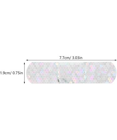 HANABASS 100pcs Glitter Bandages - Breathable Non-Stick Finger Care Stickers for Scrapes & Burns | Perfect for Travel - Buy Online on GoSupps.com