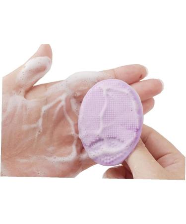 Silicone Body Shower Brush for Skin Massage - Purple - Buy Online on GoSupps.com