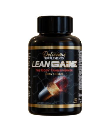 Lean Gainz-The Body Transformer-100 capsules-The all-in-one solution for muscle building strength development increase in performance and diet support!