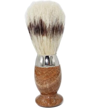 Luxury HRTC Men's Shaving Brush Stand & 3-Layer Razor Blade Kit with Natural Stone Handles - Silver 13x15cm - Buy Online on GoSupps.com